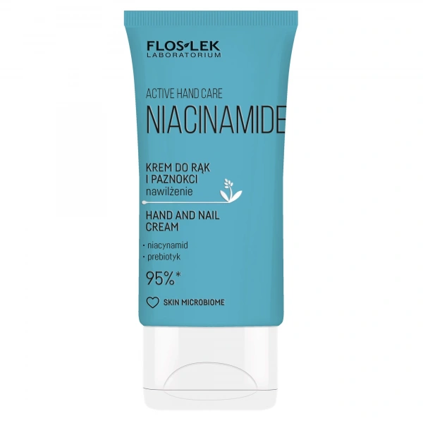 FLOS-LEK Active Hand Care Niacinamide Krem do rąk i paznokci - nawilżenie 50 ml