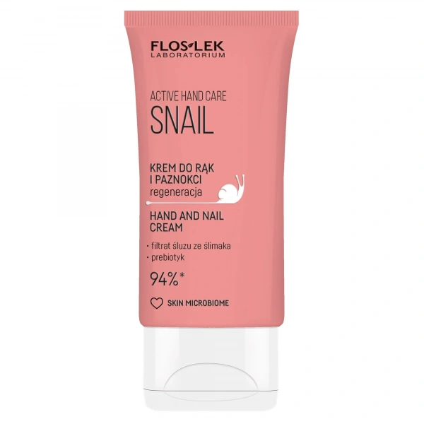 FLOS-LEK Active Hand Care Snail Krem do rąk i paznokci - regeneracja 50 ml