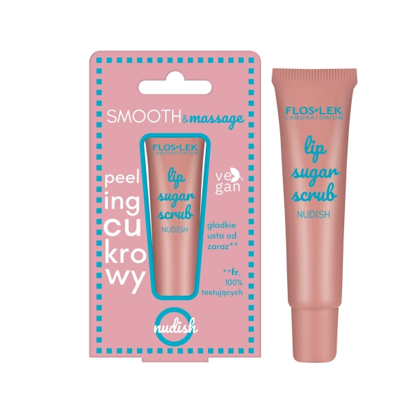 FLOS-LEK Peeling cukrowy do ust Nudish 14 g
