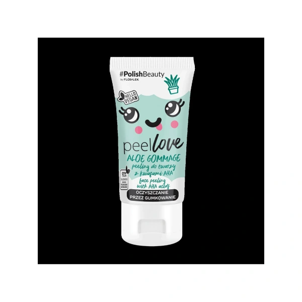 FLOS-LEK PEELLOVE® ALOE GOMMAGE peeling do twarzy z kwasami AHA 75 ml