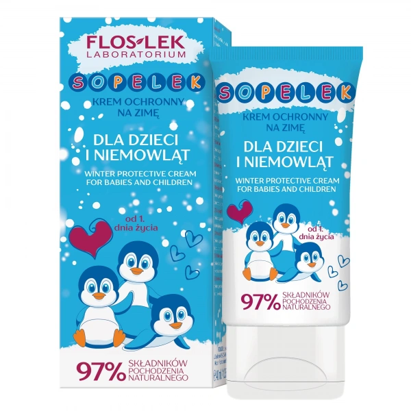 FLOS-LEK Sopelek Krem ochronny na zimę dla dzieci i niemowląt 50 ml