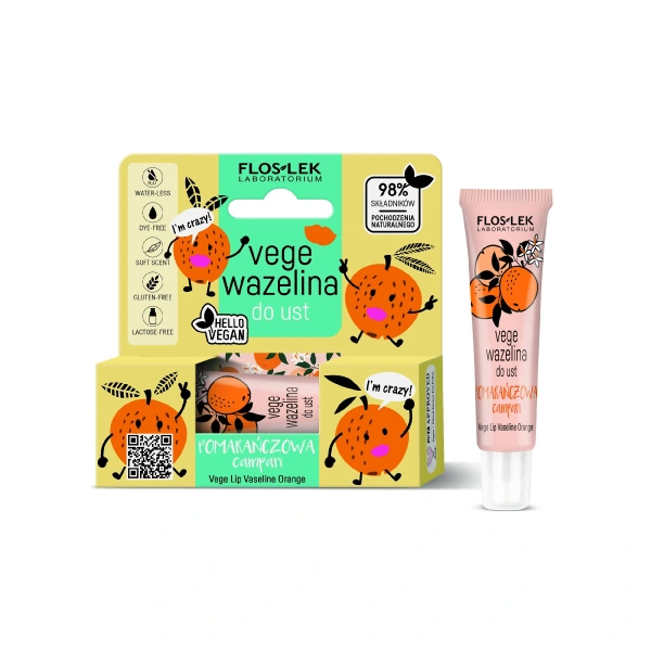 FLOS-LEK Vege lip care Wazelina Vege do ust CAMPARI 10g