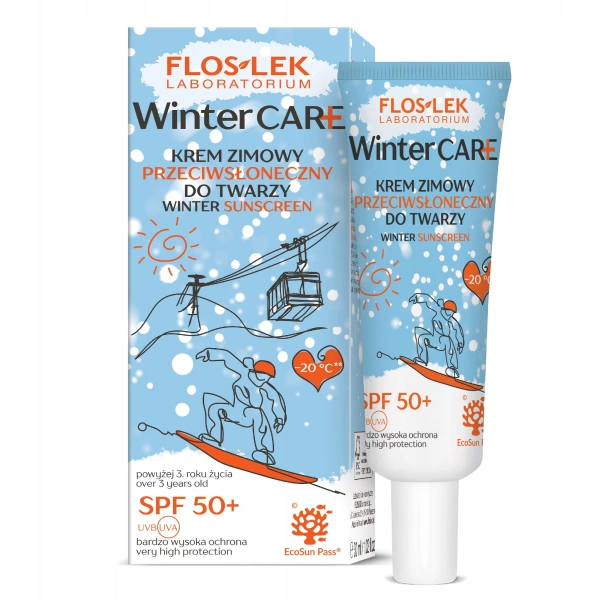 FLOS-LEK Winter Care Krem zimowy przeciwsłoneczny do twarzy - SPF50+  30ml