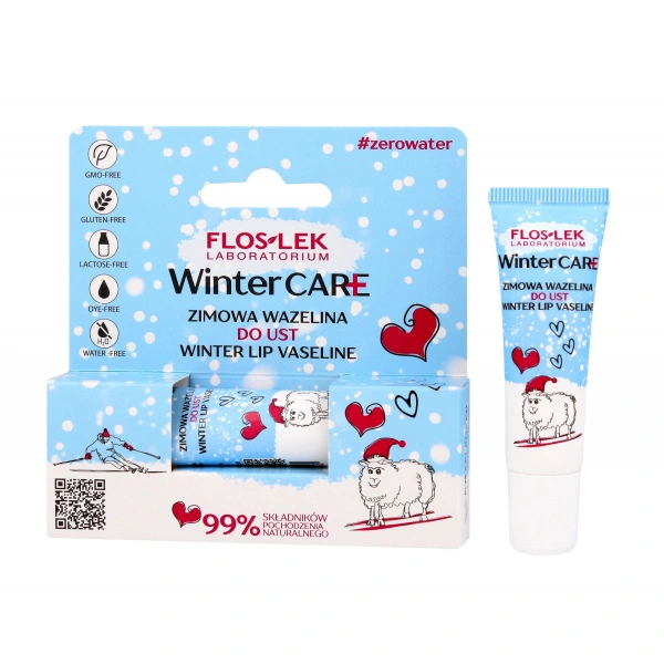 FLOS-LEK Winter Care Zimowa Wazelina do ust - tubka 10g