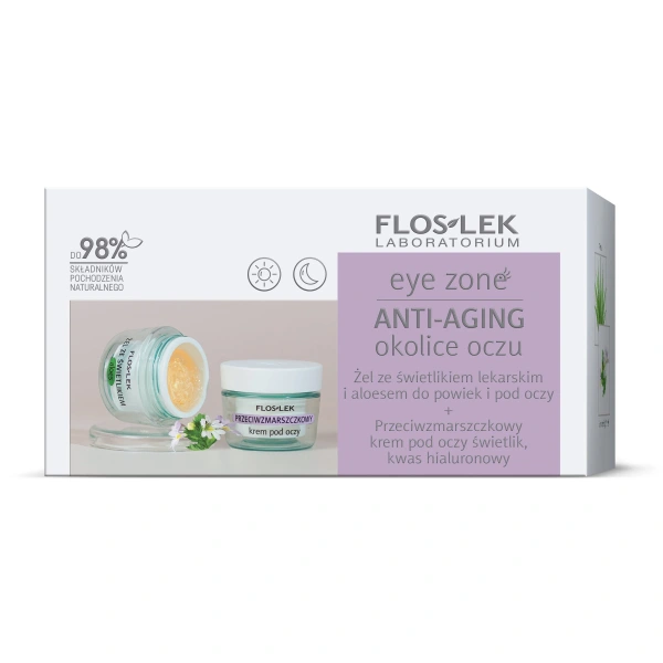 FLOS-LEK Zestaw prezentowy Eye Zone Anti - Aging okolice oczu