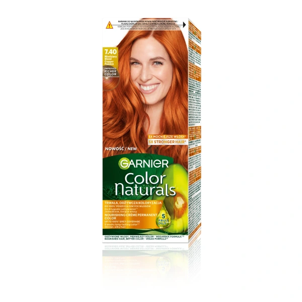 GARNIER Color Naturals Farba nr 7.40 - Miedziany Blond  1op.