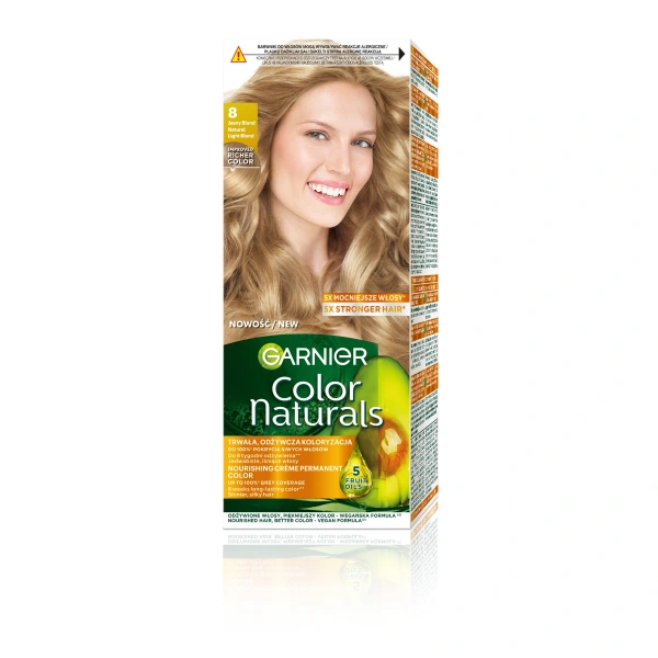 GARNIER Color Naturals Farba nr 8 - Jasny Blond  1op.