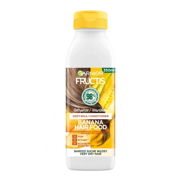 GARNIER Fructis Hair Food Banana Odżywka odżywcza do włosów bardzo suchych 350 ml