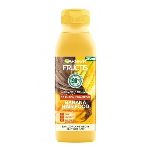 GARNIER Fructis Hair Food Banana Szampon odżywczy do włosów bardzo suchych 350 ml