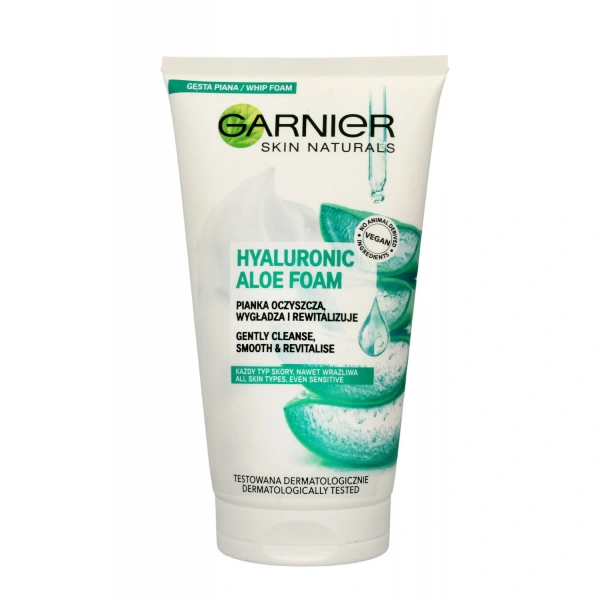 GARNIER Skin Naturals Hyaluronic Aloe Pianka oczyszczająca do twarzy 150 ml