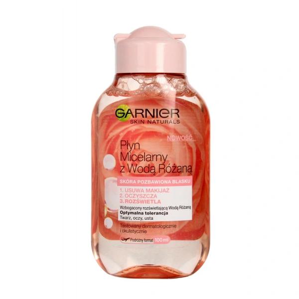 Garnier Skin Naturals Płyn micelarny z Wodą Różaną - cera pozbawiona blasku  100ml
