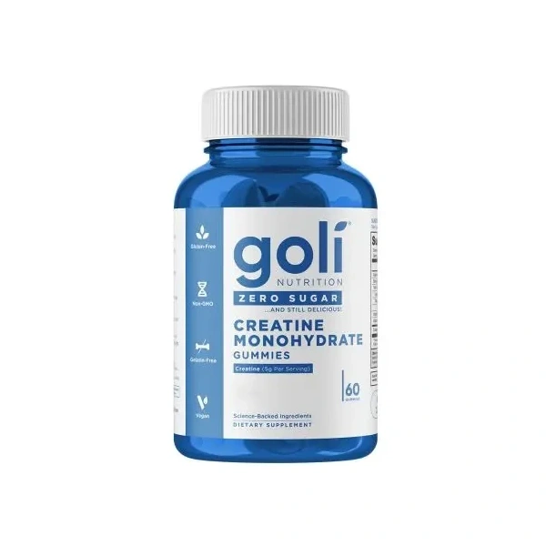 GOLI NUTRITION Creatine Monohydrate Zero Sugar - Kreatyna Monohydrat - żelki bez cukru (60 żelek)