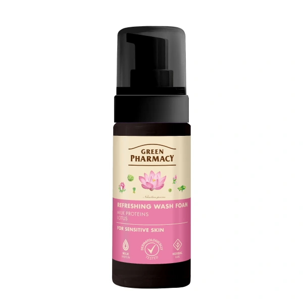 GREEN PHARMACY Pianka odświeżająca do mycia skóry wrażliwej 150 ml