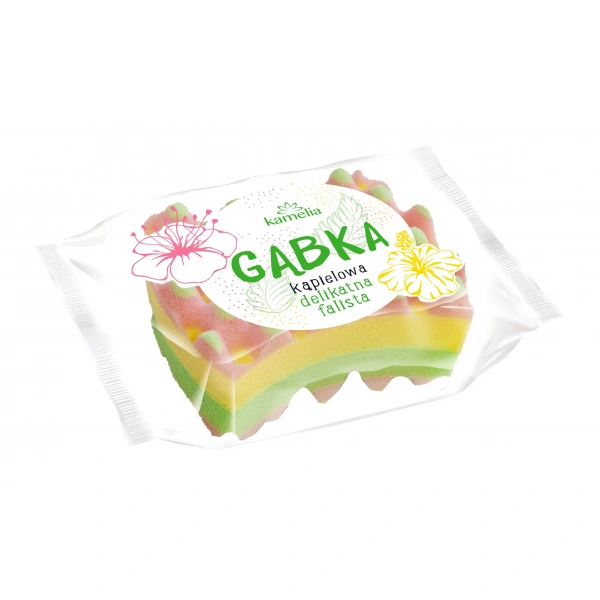 Grosik Gąbka do kąpieli falista Kamelia 1szt
