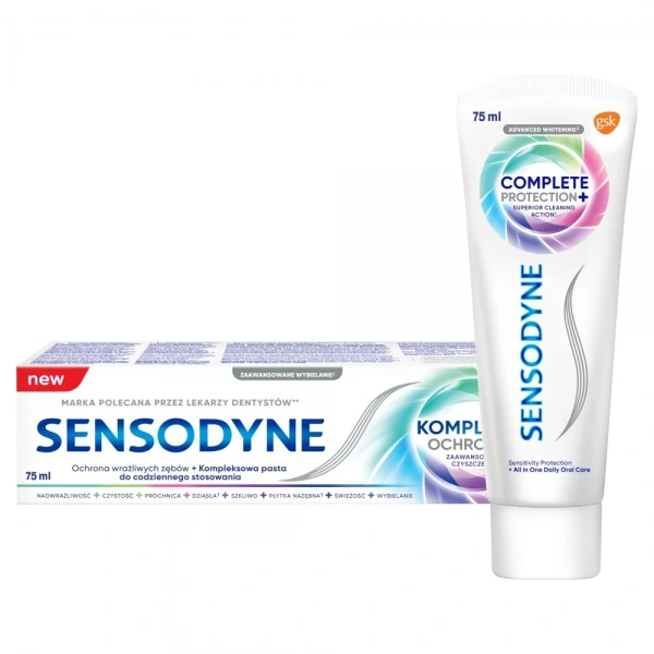 GSK Sensodyne Pasta do zębów Complete Protection +  75ml