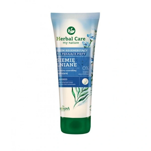 HERBAL CARE Krem regenerujący na pękające pięty Siemię Lniane 100 ml