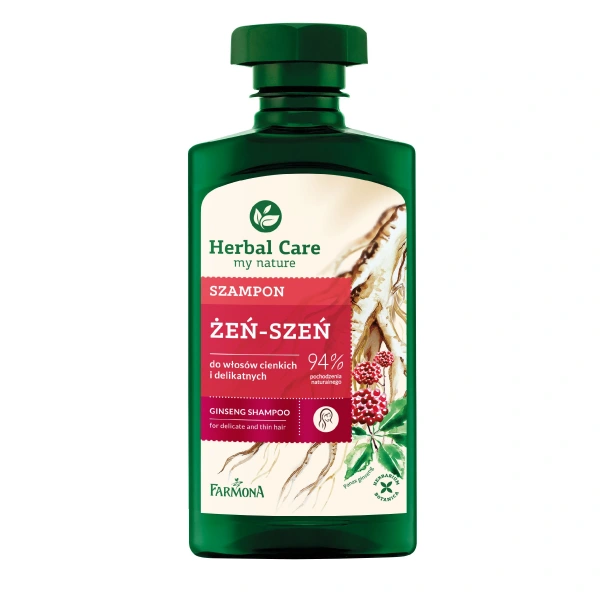 HERBAL CARE Szampon do włosów cienkich i delikatnych Żeń-Szeń 330 ml