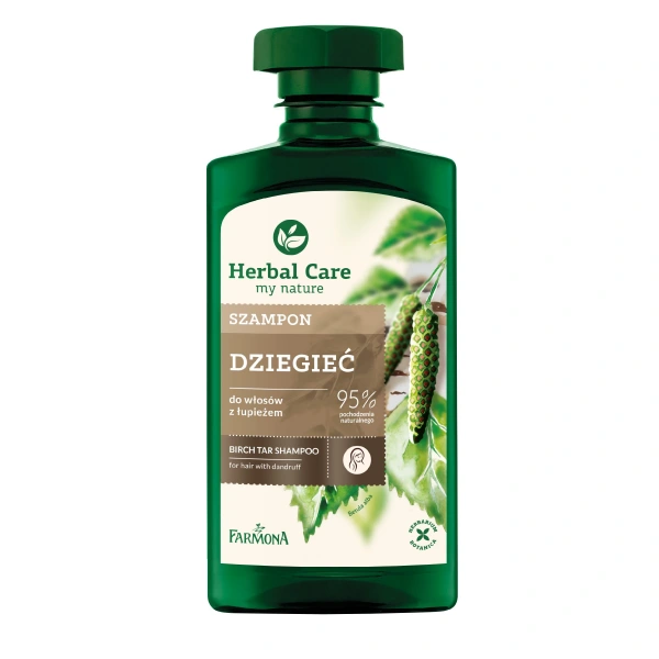 HERBAL CARE Szampon do włosów z łupieżem Dziegieć 330 ml