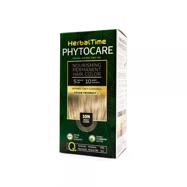 HERBAL TIME Phytocare Farba do włosów naturalna 10N Bright Blonde