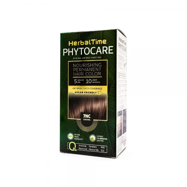 HERBAL TIME Phytocare Farba do włosów naturalna 7NC Caramel