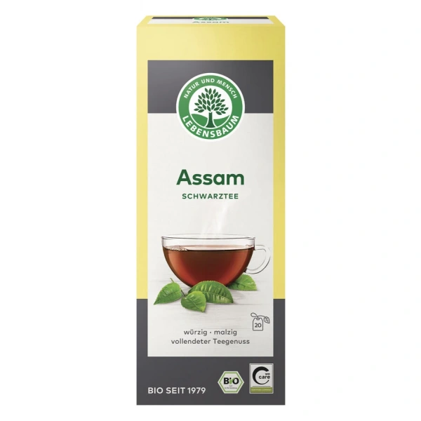 Herbata czarna assam bio (20 x 2 g) 40 g - lebensbaum
