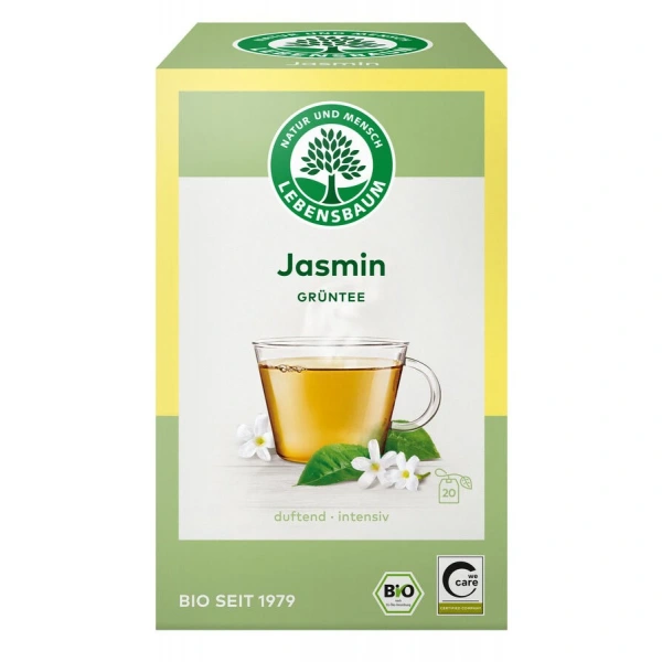 Herbata zielona jaśminowa bio (20 x 1,5 g) 30 g - lebensbaum