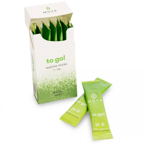 Herbata zielona matcha japońska w saszetkach bio (7 x 1,5 g) 10,5 g - moya matcha