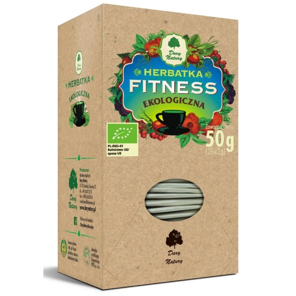 Herbatka fitness bio (25 x 2 g) 50 g - dary natury
