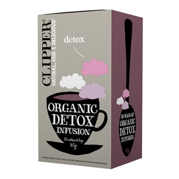 Herbatka hibiskus, pokrzywa i lukrecja (detox) bio (20 x 2 g) 40 g - clipper