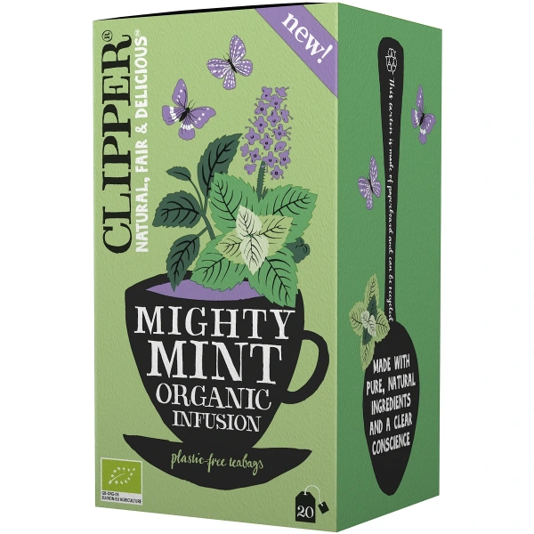 Herbatka miętowa (mighty mint) bio (20 x 1,6 g) 32 g - clipper