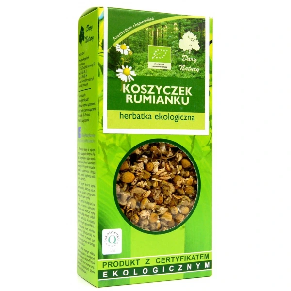 Herbatka z koszyczków rumianku bio 25 g - dary natury