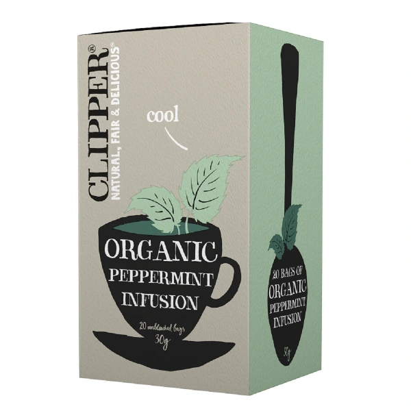 Herbatka z mięty pieprzowej (cool) bio (20 x 1,5 g) 30 g - clipper