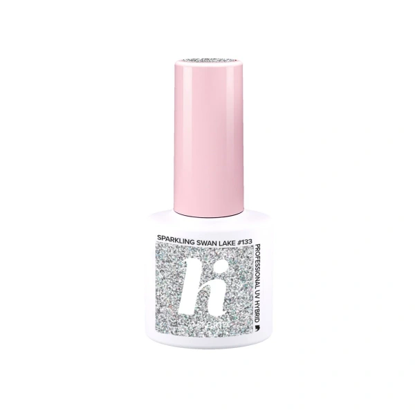 HI HYBRID Lakier hybrydowy Ballerina #133 Sparkling Swan Lake 5ml