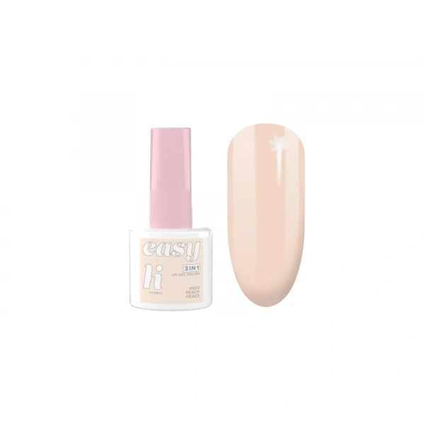 Hi Hybrid Lakier hybrydowy Easy 3w1 #603 Peach Peace 5ml