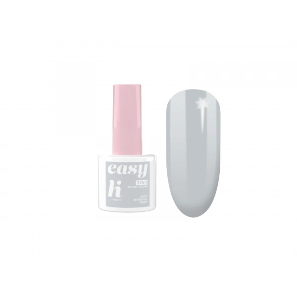 Hi Hybrid Lakier hybrydowy Easy 3w1 #607 Mindful Gray 5ml