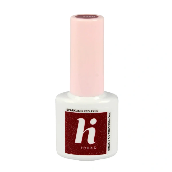 HI HYBRID Lakier hybrydowy Moments #250 Sparkling Red 5 ml
