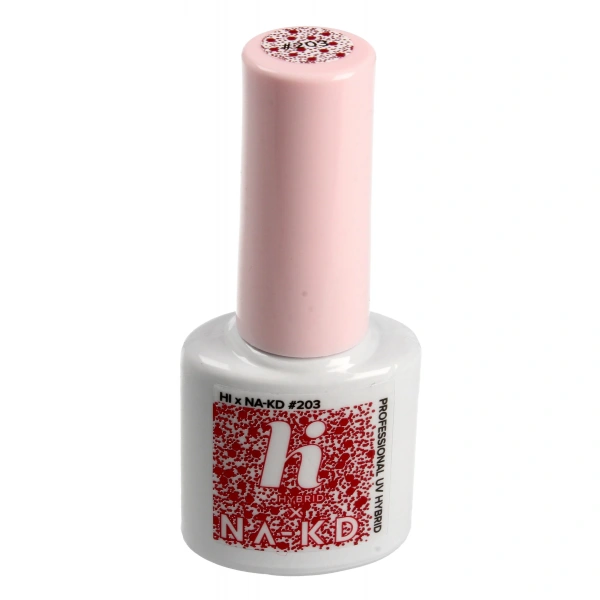HI HYBRID Lakier hybrydowy Na-Kd #203 Red Elements  5ml