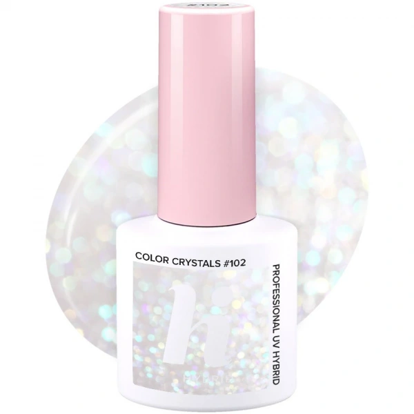 HI HYBRID Lakier hybrydowy Party #102 Color Crystals 5 ml