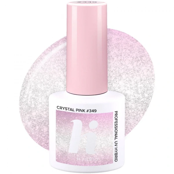 HI HYBRID Lakier hybrydowy Party #349 Crystal Pink  5ml