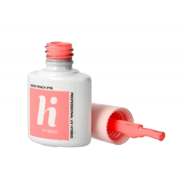 HI HYBRID Lakier hybrydowy Pop #116 Neon Peach 5 ml