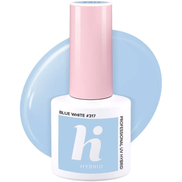 HI HYBRID Lakier hybrydowy Unicorn #317 Blue White  5ml