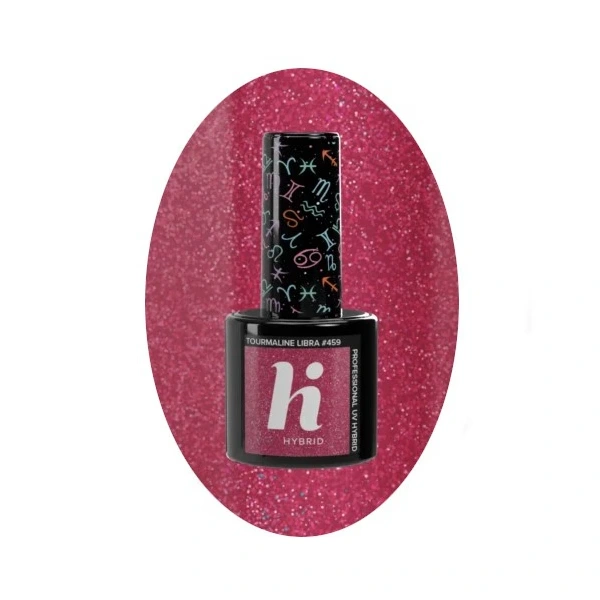 HI HYBRID Lakier hybrydowy Zodiac #459 Tourmaline Libra 5ml