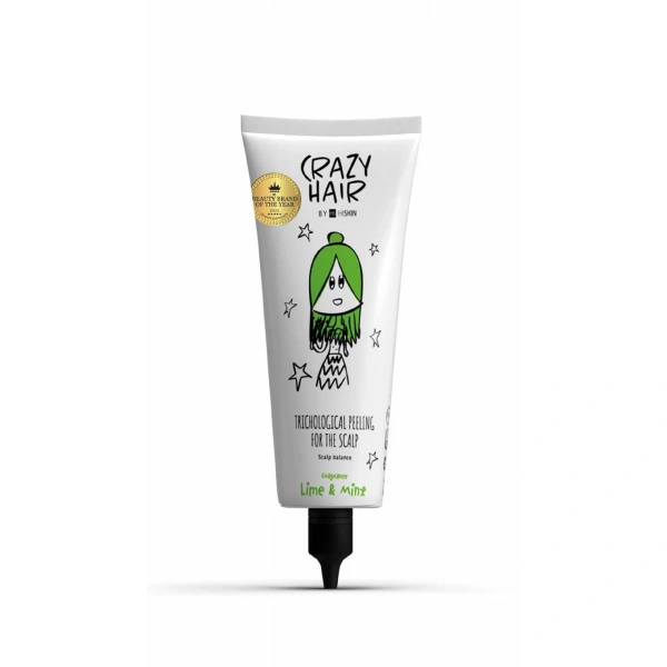 HISKIN Crazy Hair Peeling trychologiczny do skóry głowy - Lime & Mint (limonka i mięta) 100 ml