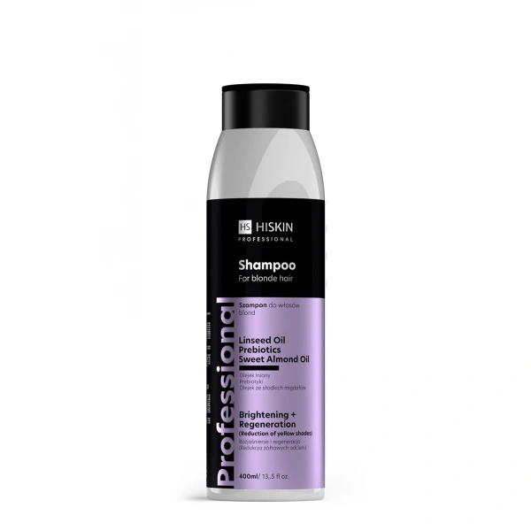 HISKIN Professional Szampon do włosów blond - rozjaśnienie i regeneracja 400 ml
