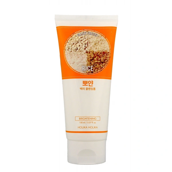 Holika Holika Daily Fresh Pianka oczyszczająca rozjaśniająca Rice  150ml