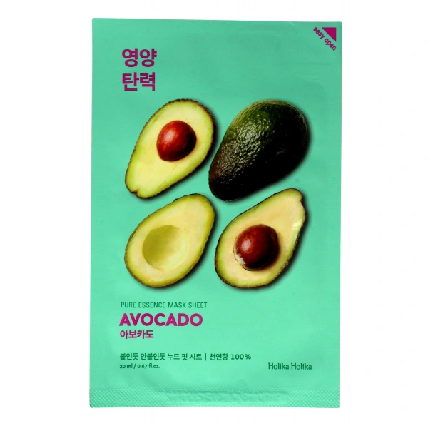 Holika Holika Pure Essence Mask Sheet-Avocado  1szt