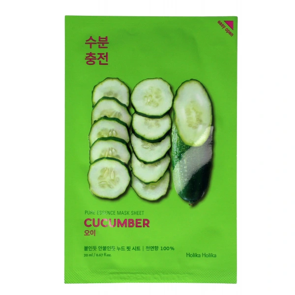Holika Holika Pure Essence Mask Sheet-Cucumber  1szt