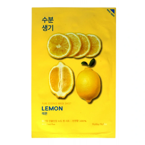 Holika Holika Pure Essence Mask Sheet-Lemon  1szt