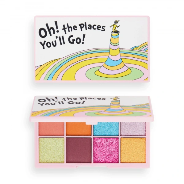 I HEART REVOLUTION X Dr.Seuss Paleta 8 cieni do powiek Oh The Places You`ll Go