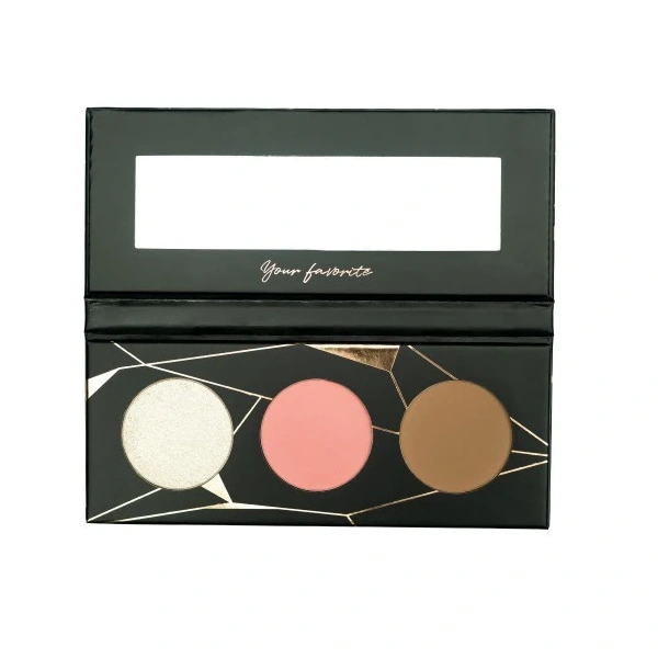 IBRA Paleta do konturowania twarzy Contour Kit (róż,bronzer,rozświetlacz) 1szt